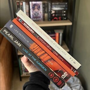 Concert DVDs: EMINEM LED ZEPPELIN PEARL JAM BOB MARLEY